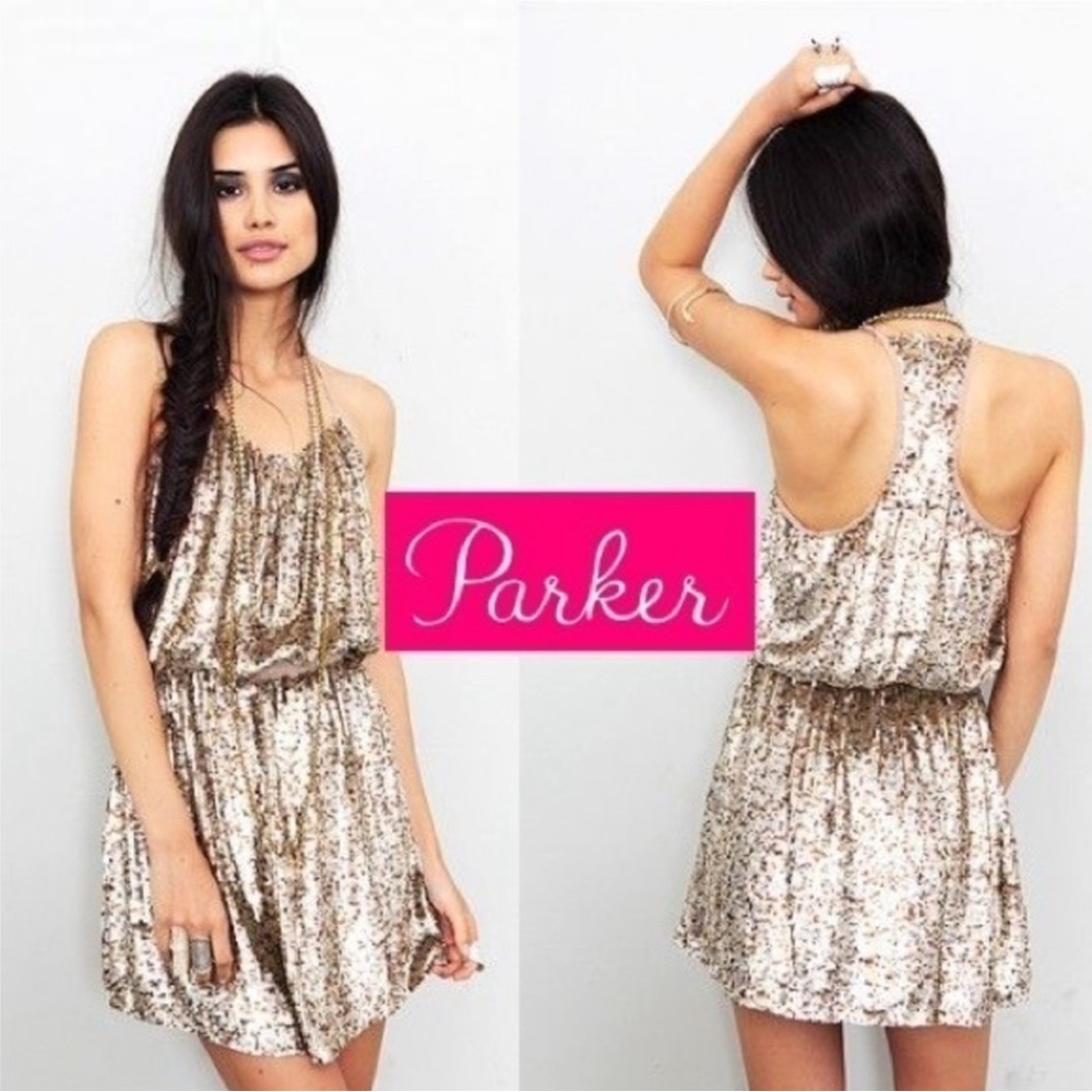 NWOT Parker Sequin Racerback Dress